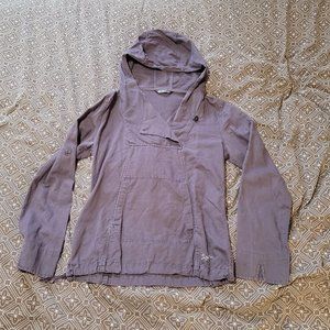 ARC’TERYX C’esta Linen Blend Hoodie Purple Size Medium